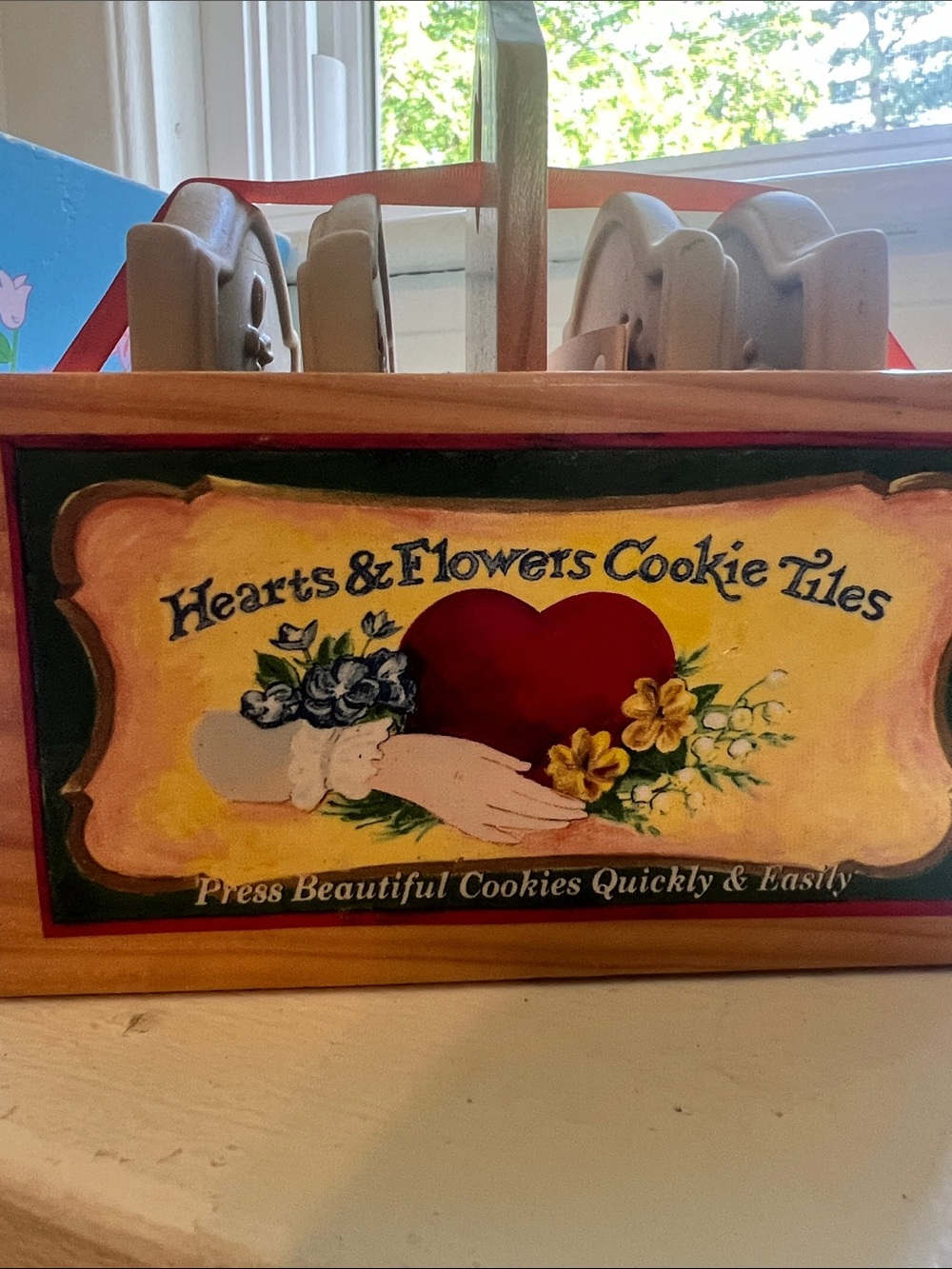 Hearts & Flowers Cookie Tiles